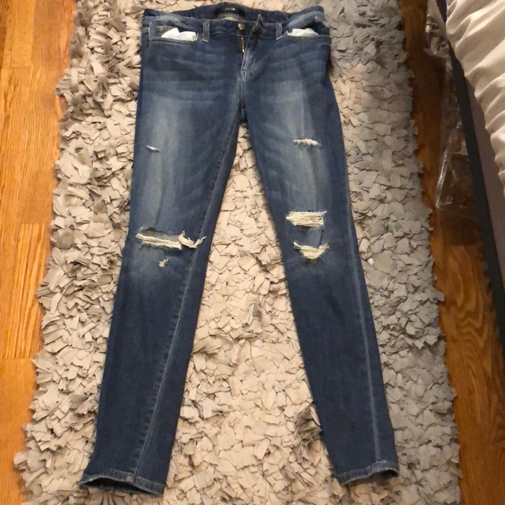 Distressed joes jeans